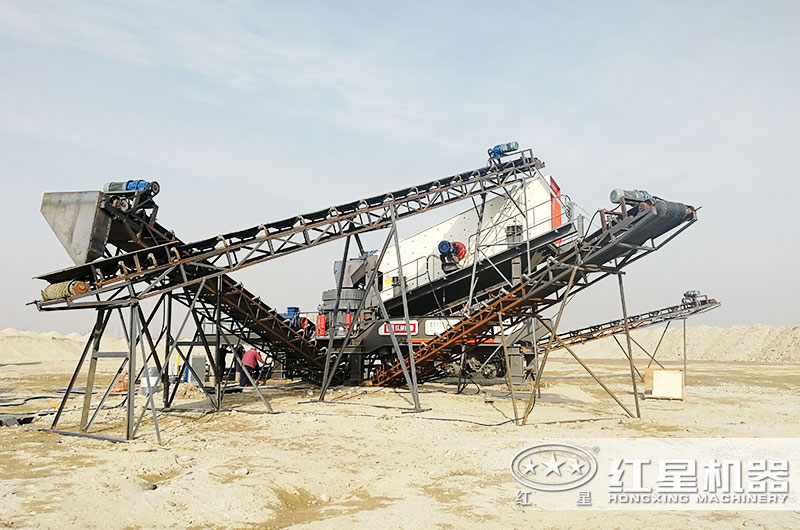 鋼筋混凝土破碎用什么機(jī)器？建筑垃圾移動(dòng)破碎站剛剛好